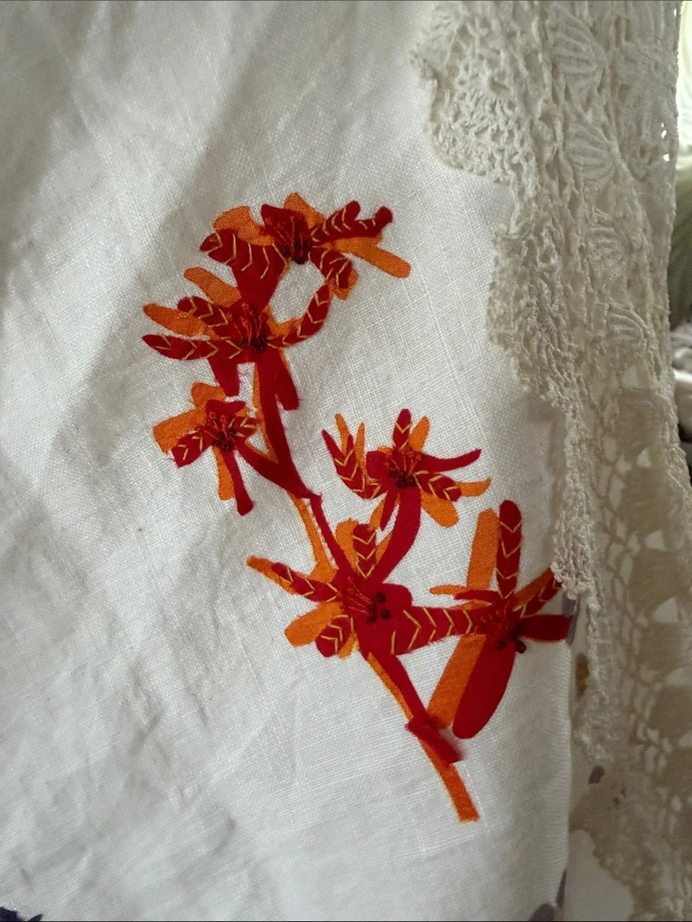 Vintage handmade elegant
